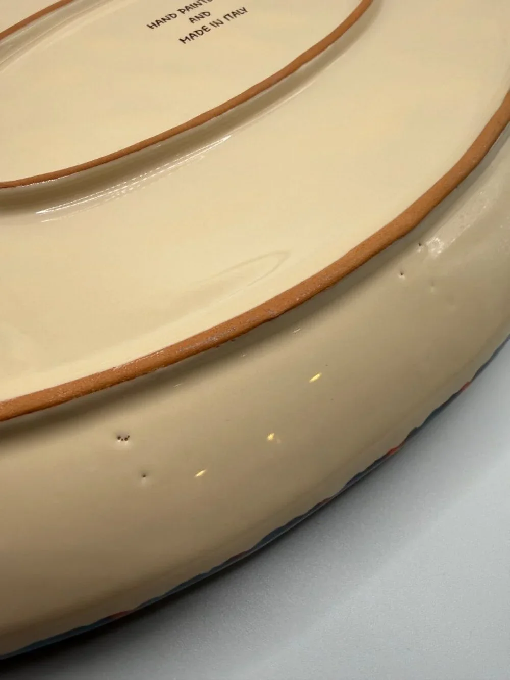 VTG Ceramiche Tombelli Oval Serving Platter